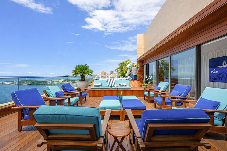 Rio114 - Penthouse de luxe en front de mer à Copacabana
