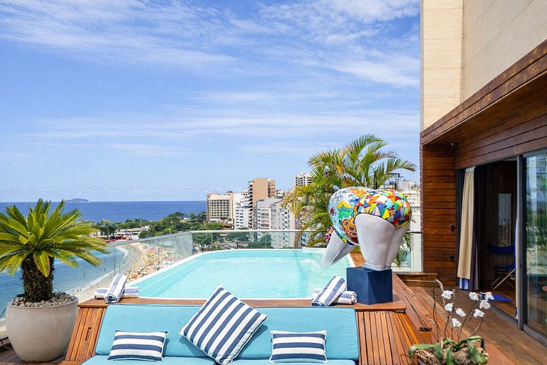 Rio114 - Penthouse de lujo frente al mar en Copacabana