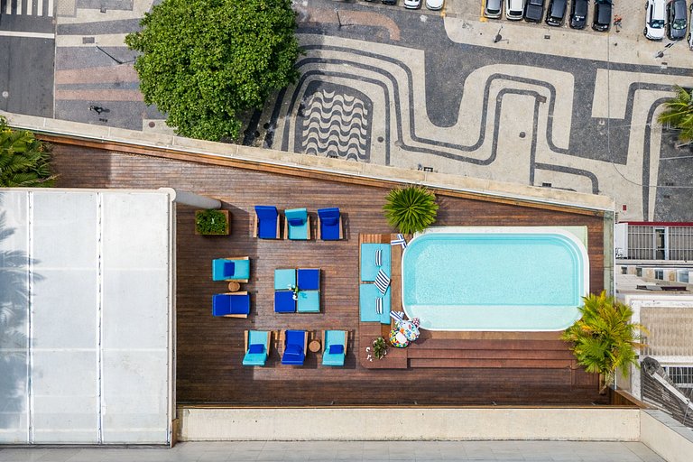 Rio114 - Penthouse de luxe en front de mer à Copacabana