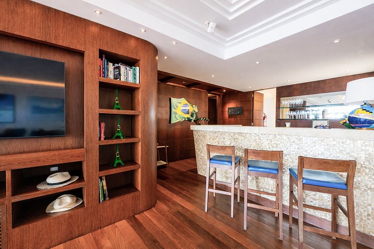 Rio114 - Penthouse de luxe en front de mer à Copacabana