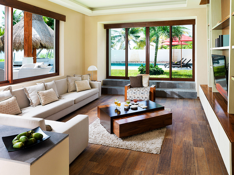 Pmo005 - Villa en bord de mer avec piscine à Puerto Morelos