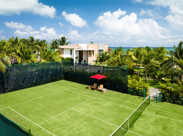 Pmo005 - Villa en bord de mer avec piscine à Puerto Morelos