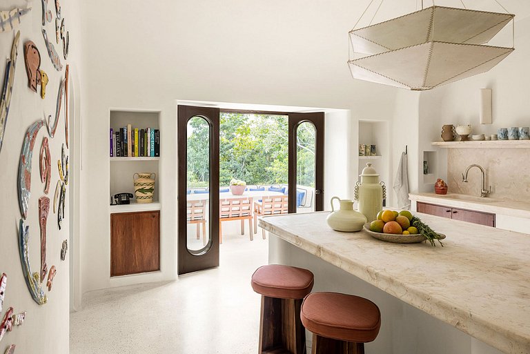 Xpu002 - Villa privada à beira-mar com terraços em Xpu-Ha