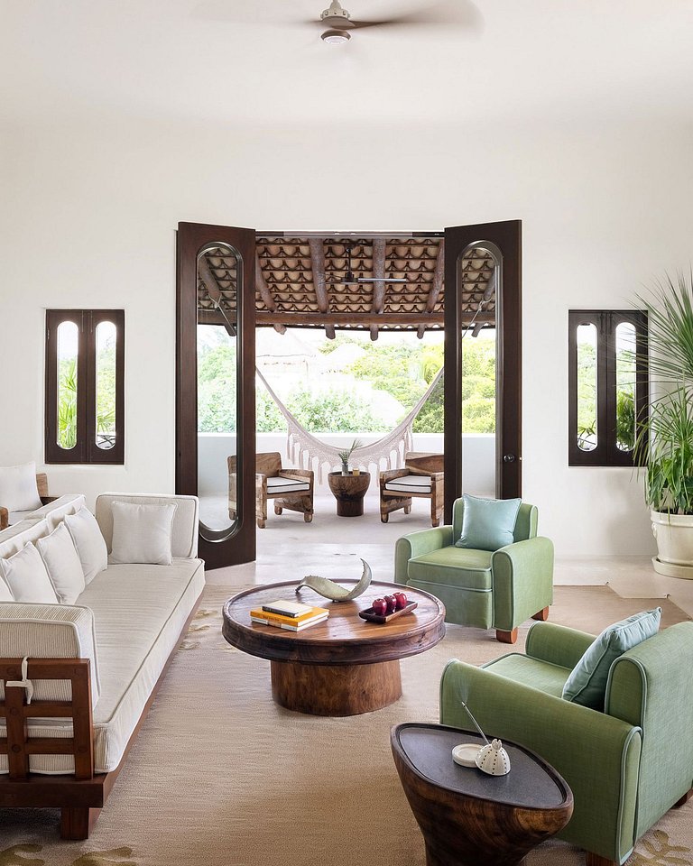 Xpu002 - Villa privada à beira-mar com terraços em Xpu-Ha