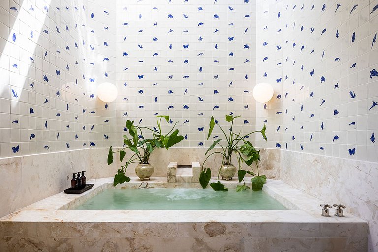 Xpu002 - Villa privada frente al mar con terrazas en Xpu-Ha