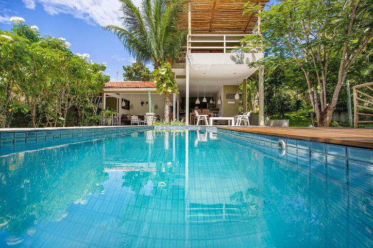 Pip017 - Casa con 6 suites en el corazón de Pipa