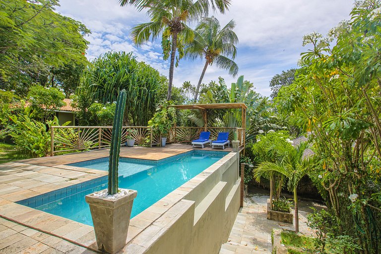 Pip017 - Casa con 6 suites en el corazón de Pipa