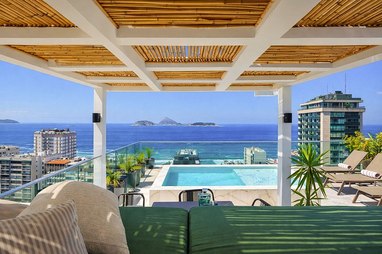 Penthouse in Ipanema, luxury apartment Rio, General Osorio,