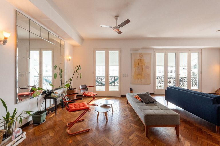 Rio155 - Apartamento cerca del Palacio de Copacabana