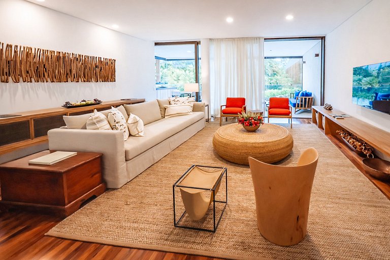 Ang051 - Lujoso apartamento en un hotel de Angra