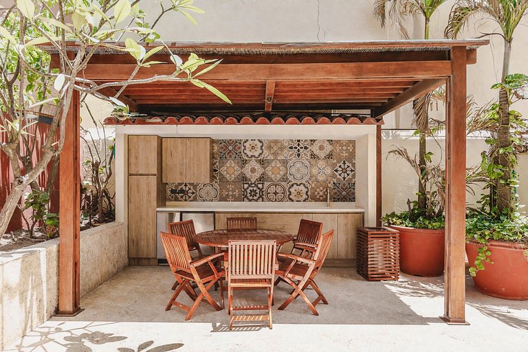 Car002 - Apartamento de luxo com piscina e terraço – Casa de