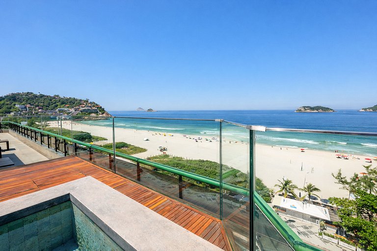Rio021 - Ático de lujo frente a la playa en Praia do Pepe