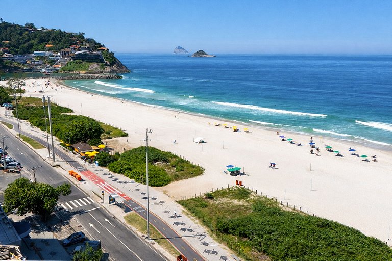 Rio021 - Cobertura de luxo à beira-mar na Praia do Pepê