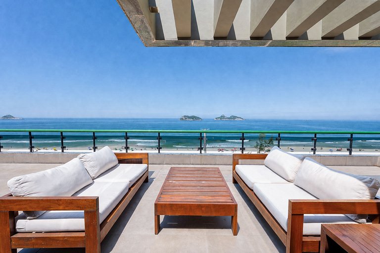 Rio021 - Luxury beachfront penthouse at Praia do Pepe