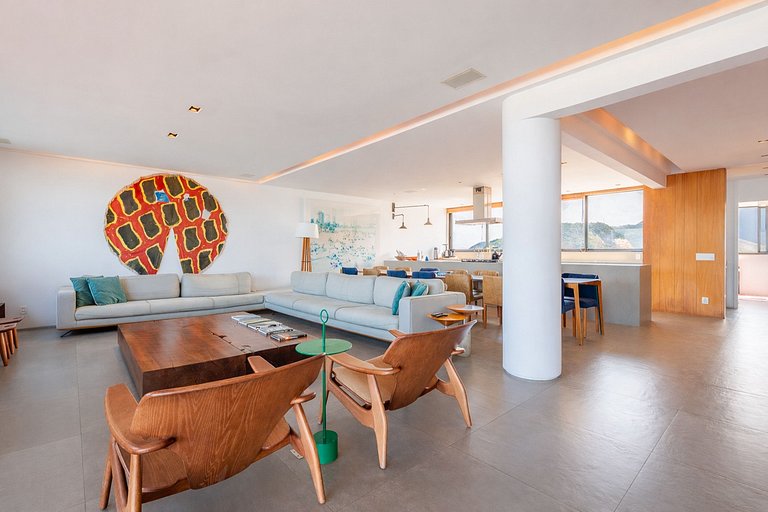 Rio021 - Luxury beachfront penthouse at Praia do Pepe