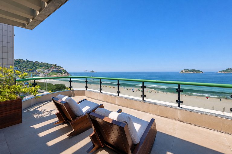 Rio021 - Luxury beachfront penthouse at Praia do Pepe