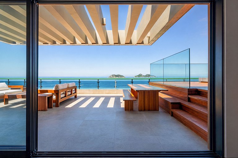 Rio021 - Ático de lujo frente a la playa en Praia do Pepe