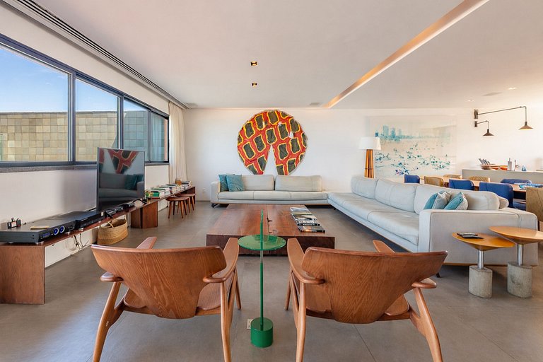 Rio021 - Luxury beachfront penthouse at Praia do Pepe