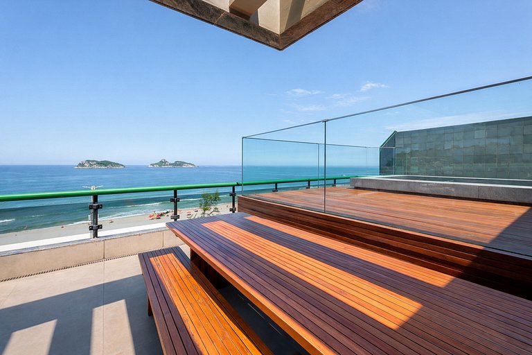 Rio021 - Luxury beachfront penthouse at Praia do Pepe