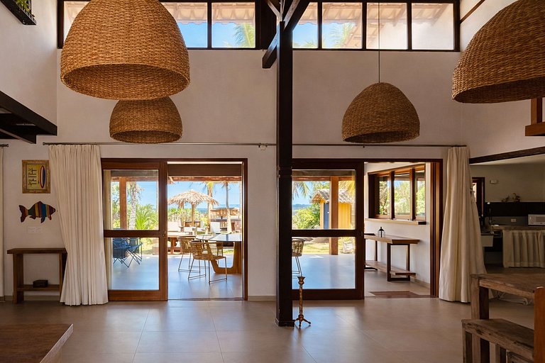 Bah264 - Beachfront Retreat in Caraíva