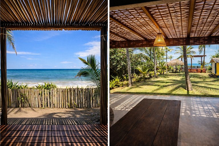 Bah264 - Beachfront Retreat in Caraíva