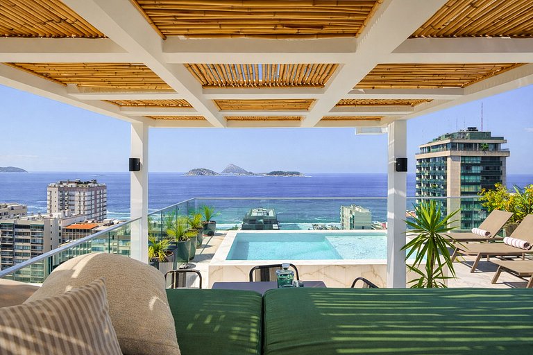 Penthouse in Ipanema, luxury apartment Rio, General Osorio,