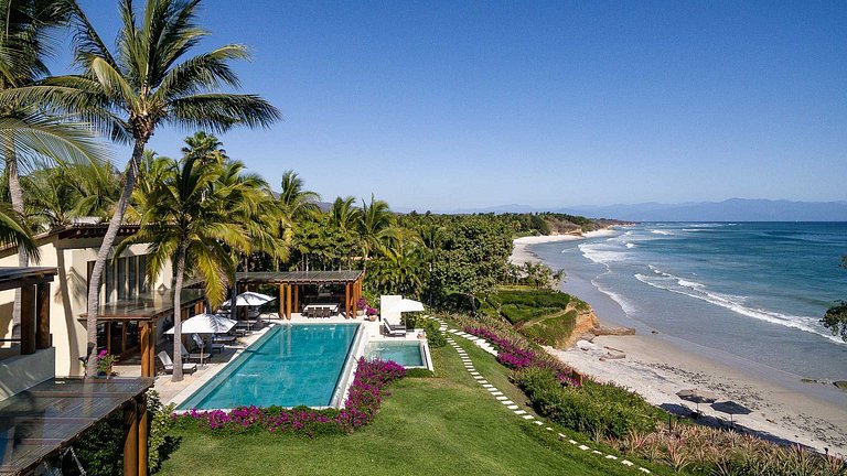 Ptm028 – Villa à beira-mar em Ranchos Estates, Punta Mita