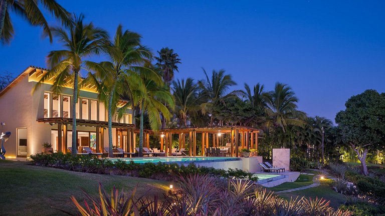 Ptm028 – Villa à beira-mar em Ranchos Estates, Punta Mita
