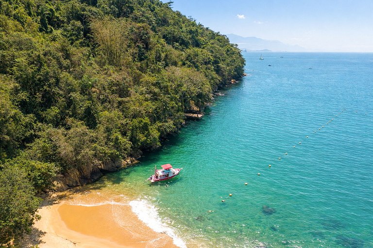 Pty008 - Luxury beachfront villa in Paraty