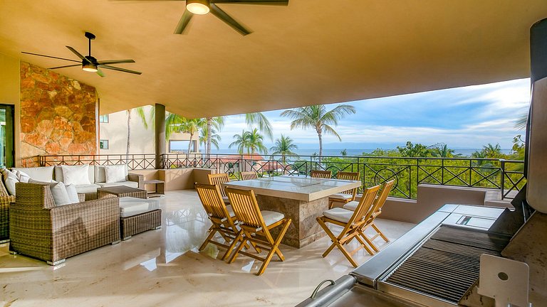 Ptm036 – Villa con vista al mar con terraza en Punta Mita