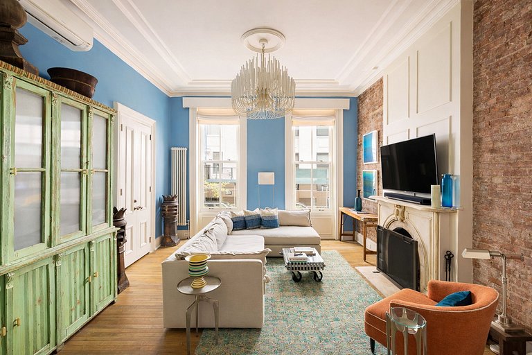 Nyc011 - Maison de ville de 4 étages dans le West Village