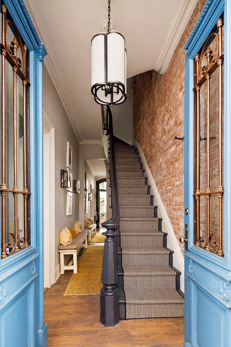 Nyc011 - Maison de ville de 4 étages dans le West Village