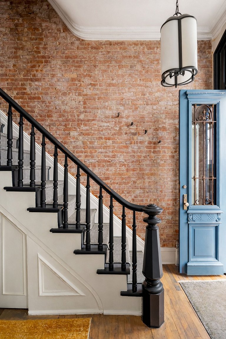 Nyc011 - Maison de ville de 4 étages dans le West Village