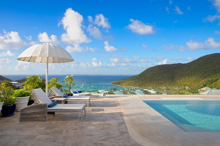 Sxm016 – Villa avec vue sur la mer à Anse Marcel