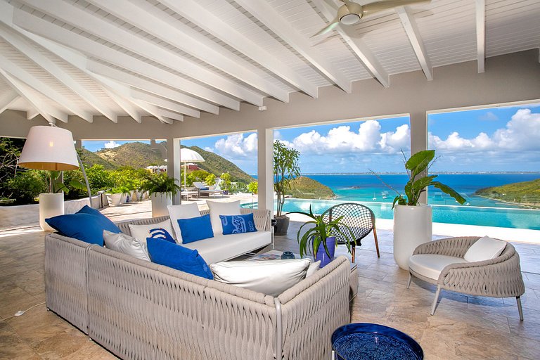 Sxm016 – Villa con vistas al mar en Anse Marcel