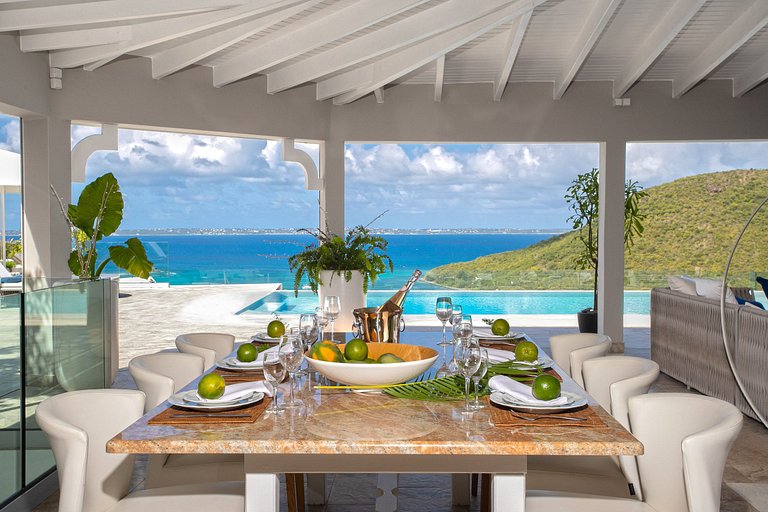Sxm016 – Villa con vistas al mar en Anse Marcel