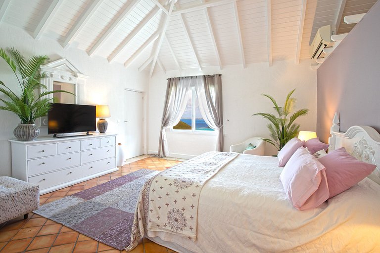 Sxm016 – Villa avec vue sur la mer à Anse Marcel