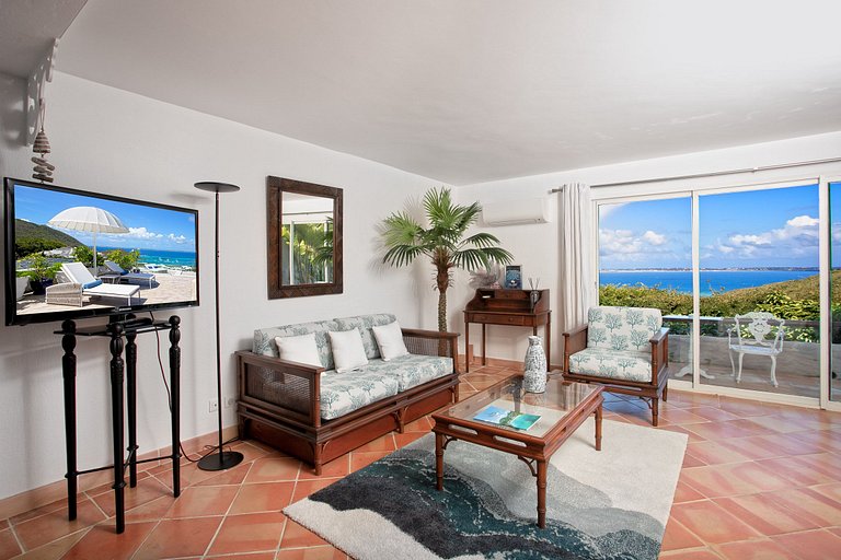 Sxm016 – Ocean-view estate with guest cottage in Anse Marcel