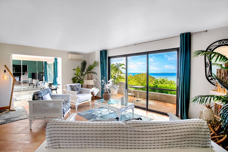 Sxm016 – Villa com vista para o mar em Anse Marcel