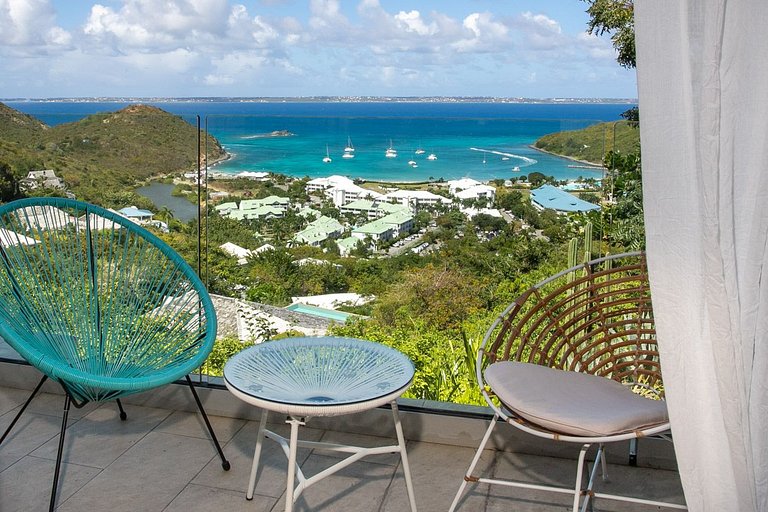 Sxm016 – Villa con vistas al mar en Anse Marcel