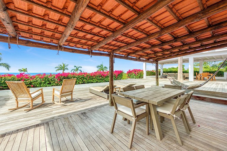 Sxm017 – Villa avec vue sur la mer avec piscine à Terres Bas