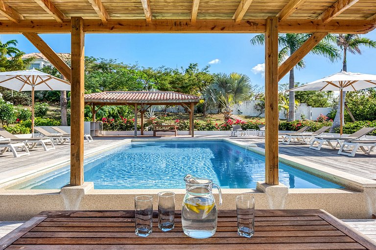 Sxm017 – Ocean-view villa with pool in Terres Basses