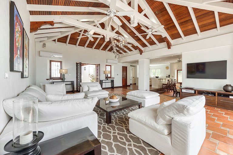 Sxm017 – Ocean-view villa with pool in Terres Basses