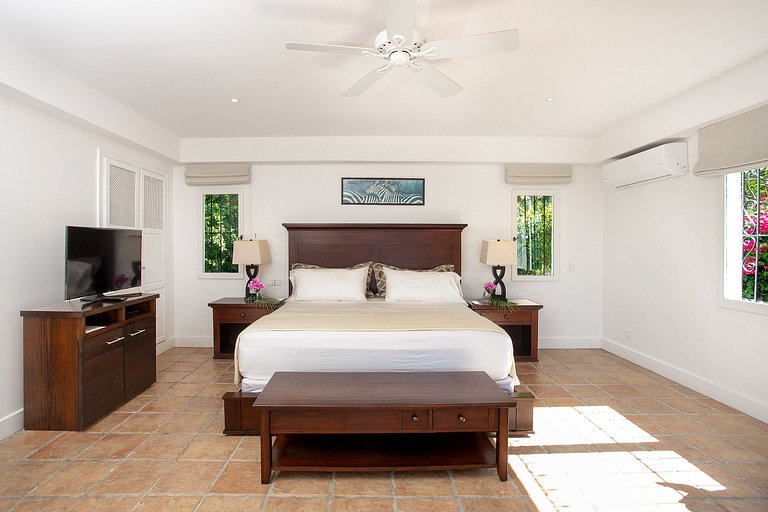 Sxm017 – Villa avec vue sur la mer avec piscine à Terres Bas