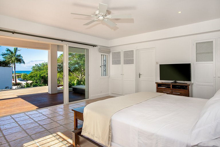Sxm017 – Villa avec vue sur la mer avec piscine à Terres Bas