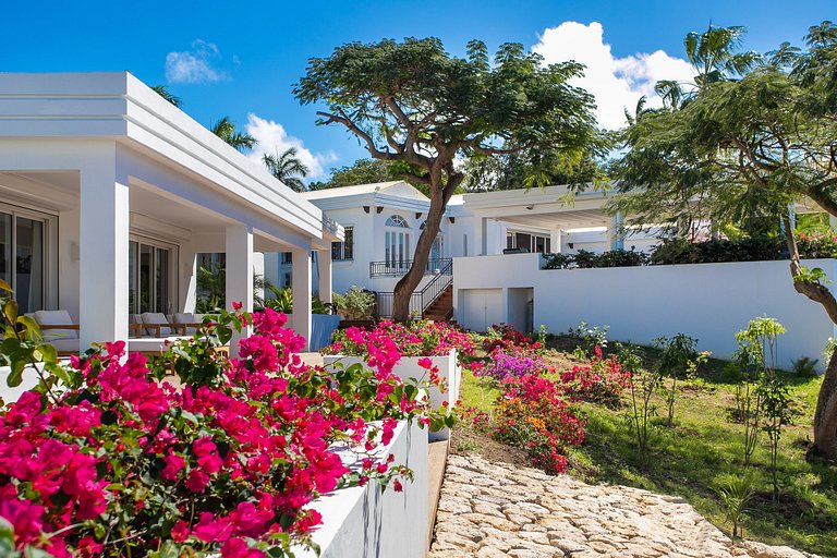 Sxm017 – Villa com vista para o mar com piscina em Terres Ba