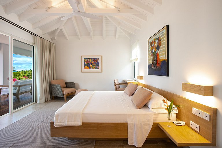 Sxm017 – Villa con vistas al mar con piscina en Terres Basse
