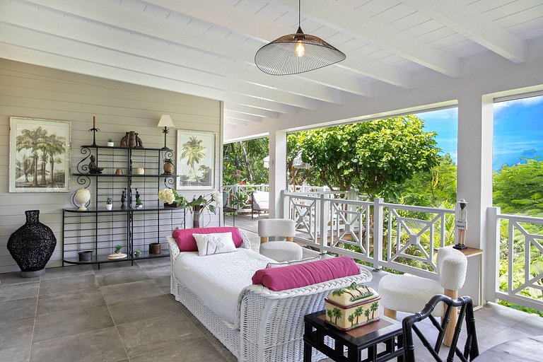 Sxm016 – Villa avec vue sur la mer à Anse Marcel