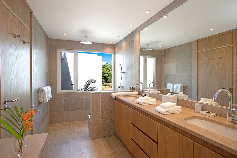 Sxm017 – Villa com vista para o mar com piscina em Terres Ba