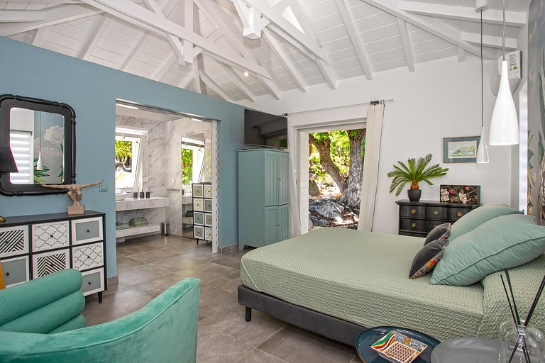Sxm016 – Villa con vistas al mar en Anse Marcel